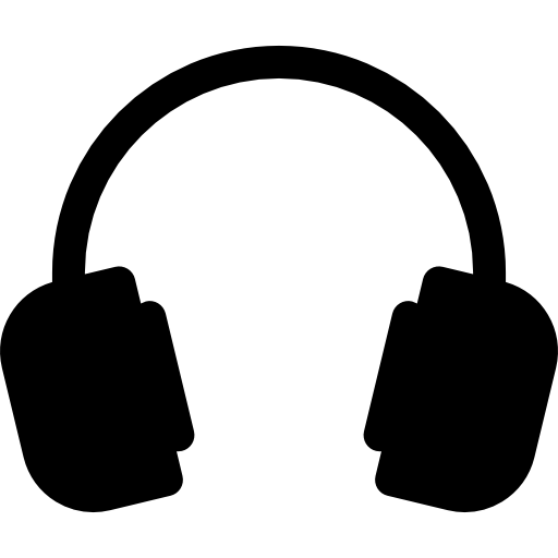 słuchawki Basic Rounded Filled ikona