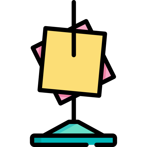 sujetador de papel Special Lineal color icono