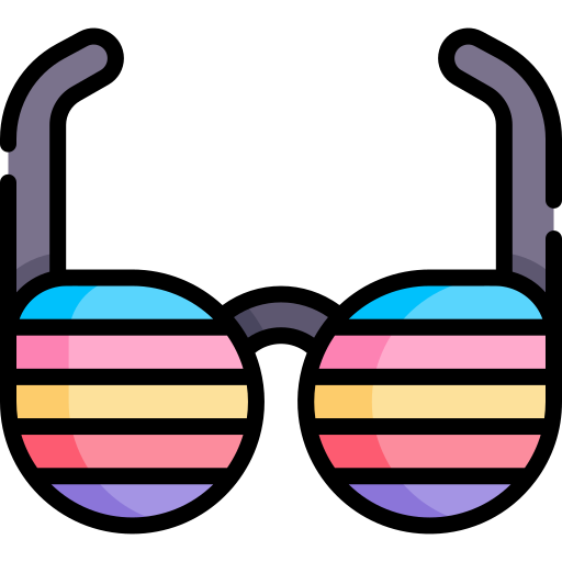 brille Kawaii Lineal color icon