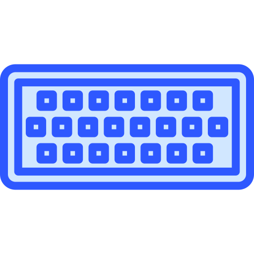 Electric keyboard Generic Blue icon