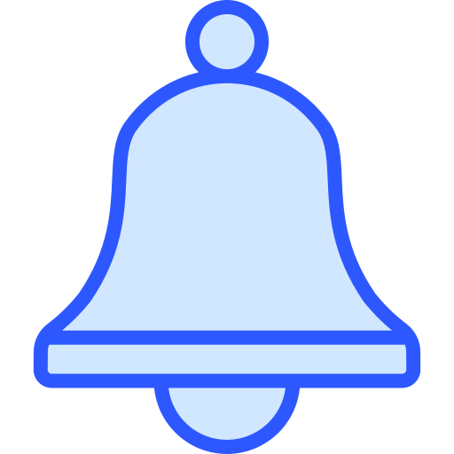 dzwonek powiadomień Generic Blue ikona