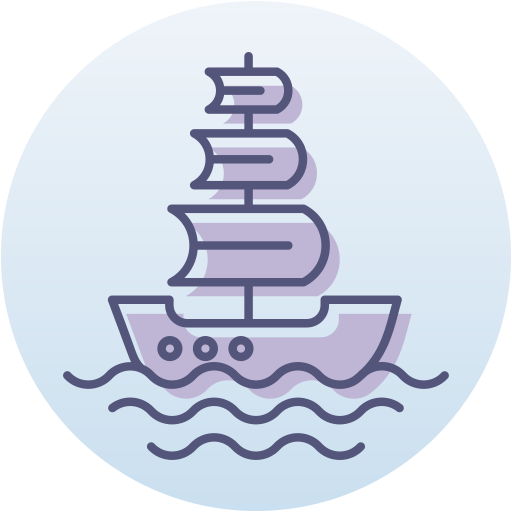 segelschiff Generic Circular icon
