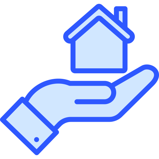 Home insurance Generic Blue icon