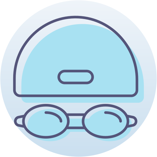水泳帽 Generic Circular icon