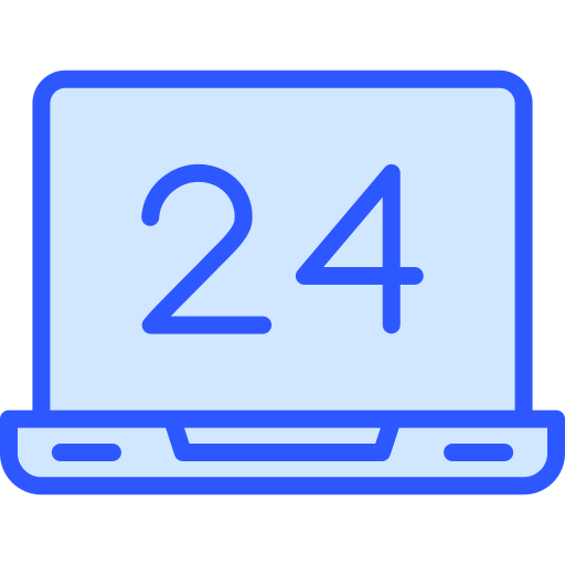 24 часа Generic Blue иконка
