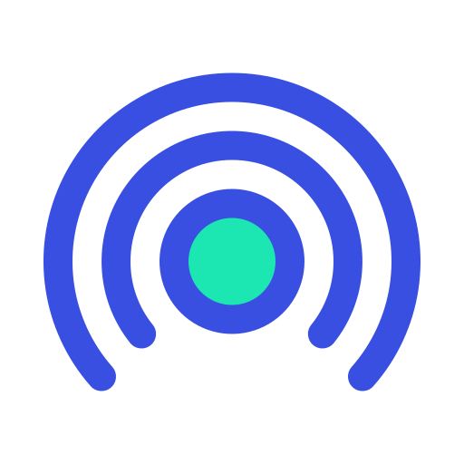 punto di accesso wireless Generic Blue icona