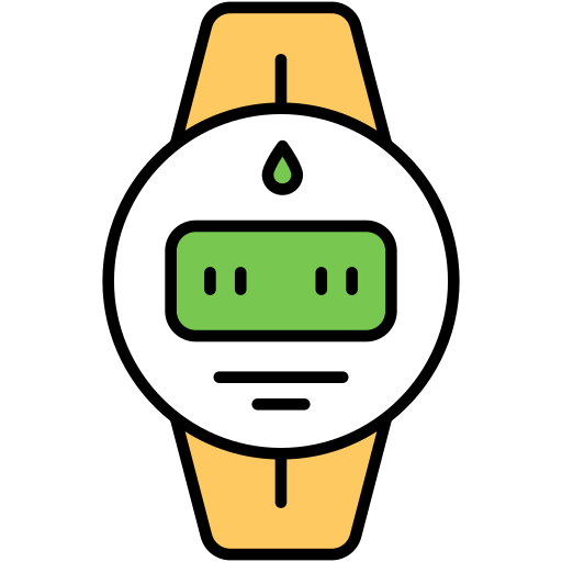 reloj de fitness Generic Outline Color icono
