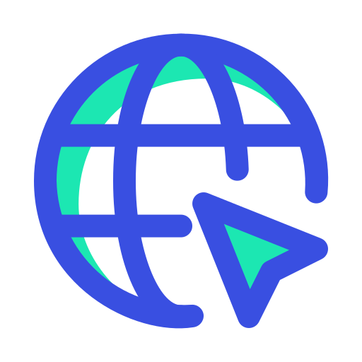 internet Generic Blue icono