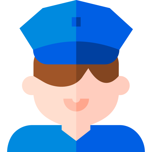 Police Basic Straight Flat icon