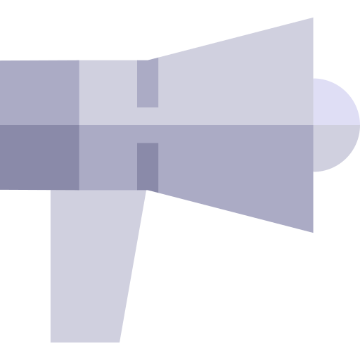 メガホン Basic Straight Flat icon