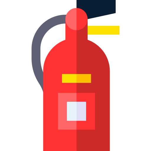 Extinguisher Basic Straight Flat icon
