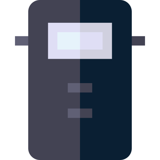 escudo policial Basic Straight Flat icono