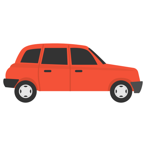 samochód Generic Flat ikona