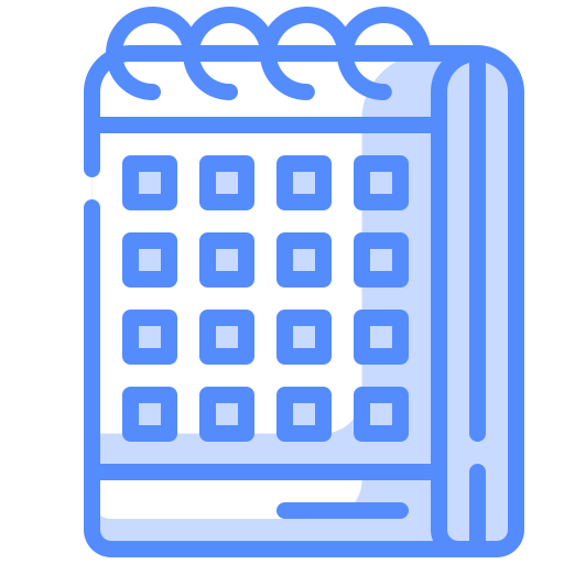 Calendar Generic Blue icon