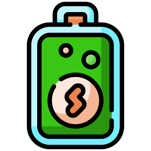 배터리 Generic Outline Color icon