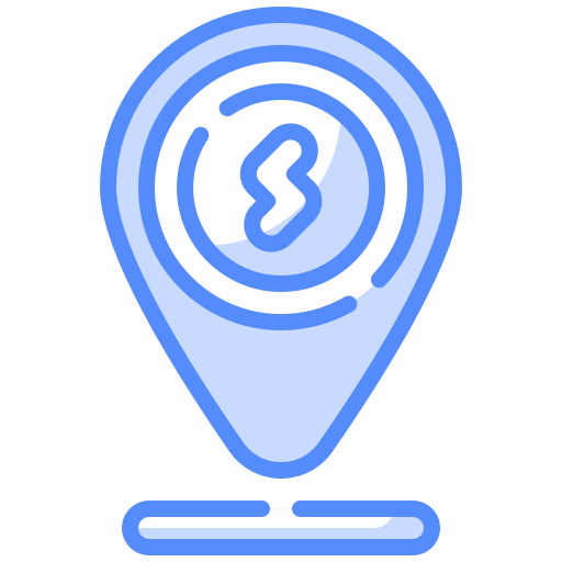 estación de carga Generic Blue icono