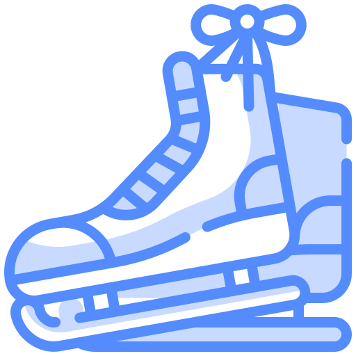 patins de gelo Generic Blue Ícone