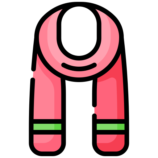 Scarf Generic Outline Color icon