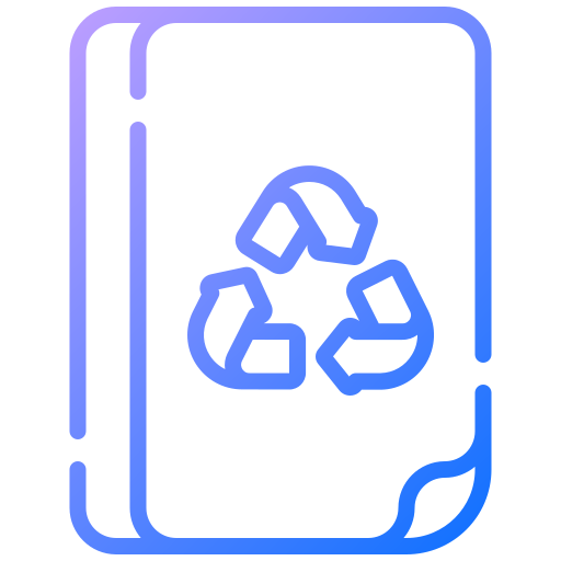 Recycled paper Generic Gradient icon