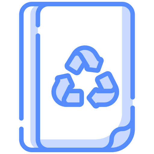 papel reciclado Generic Blue icono