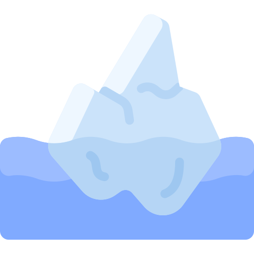 iceberg Vitaliy Gorbachev Flat Icône