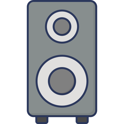 Speaker Dinosoft Lineal Color icon