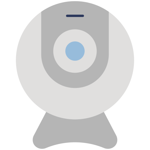 webcam Dinosoft Flat icon