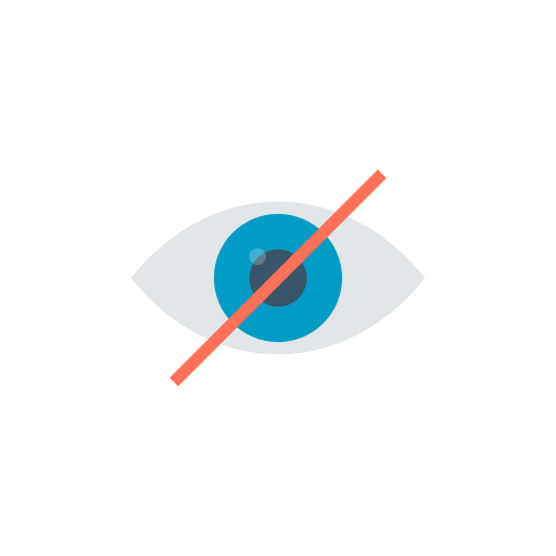 Blindness Dinosoft Flat icon