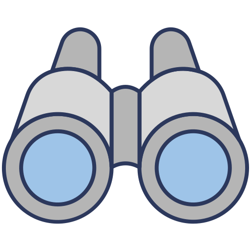 binoculare Dinosoft Lineal Color icona