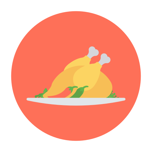 Chicken Dinosoft Circular icon