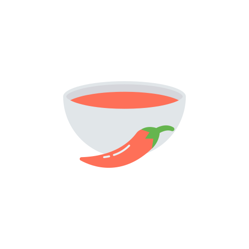 sopa caliente Dinosoft Flat icono