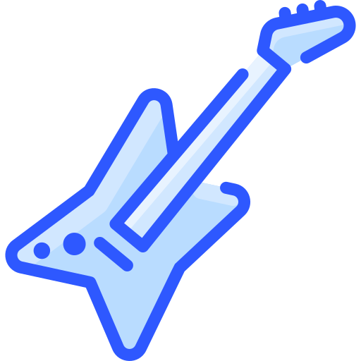 elektrische gitarre Vitaliy Gorbachev Blue icon