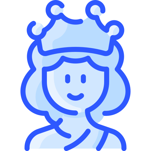 królowa Vitaliy Gorbachev Blue ikona