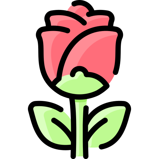 rose Vitaliy Gorbachev Lineal Color icon