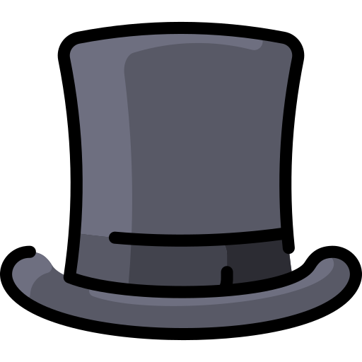 Top hat Vitaliy Gorbachev Lineal Color icon