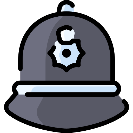 警察の帽子 Vitaliy Gorbachev Lineal Color icon