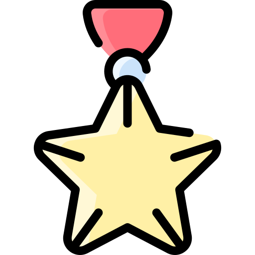 medal Vitaliy Gorbachev Lineal Color ikona