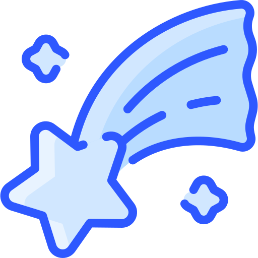 Падающая звезда Vitaliy Gorbachev Blue иконка