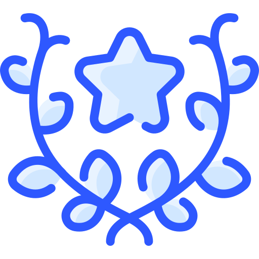 Laurel crown Vitaliy Gorbachev Blue icon