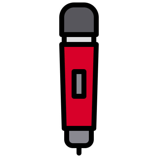 micrófono xnimrodx Lineal Color icono