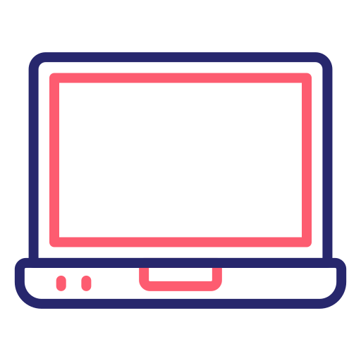 computer portatile Generic Outline Color icona
