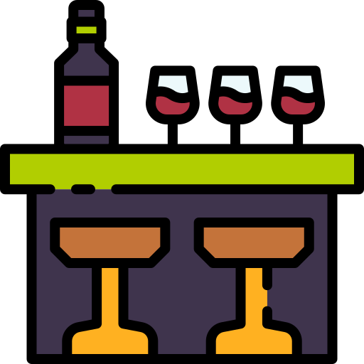 Wine bar Good Ware Lineal Color icon