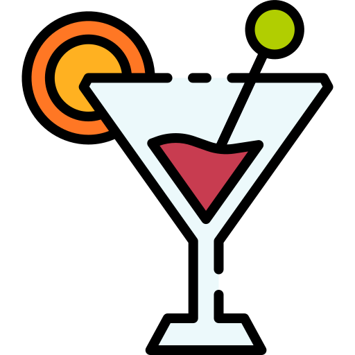 Cocktail Good Ware Lineal Color icon