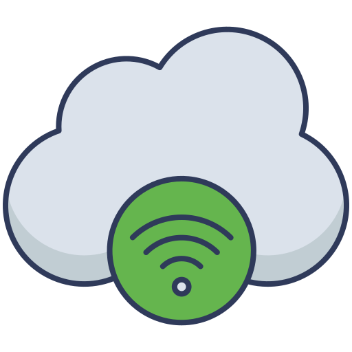 wifi Dinosoft Lineal Color icona