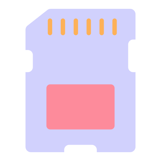 tarjeta de memoria Good Ware Flat icono