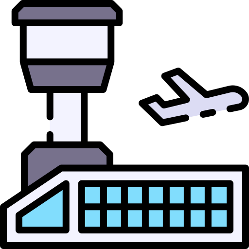 Airport Good Ware Lineal Color icon