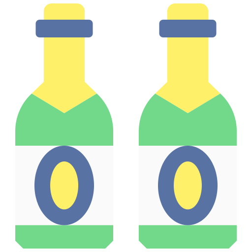 bottiglia di birra Good Ware Flat icona