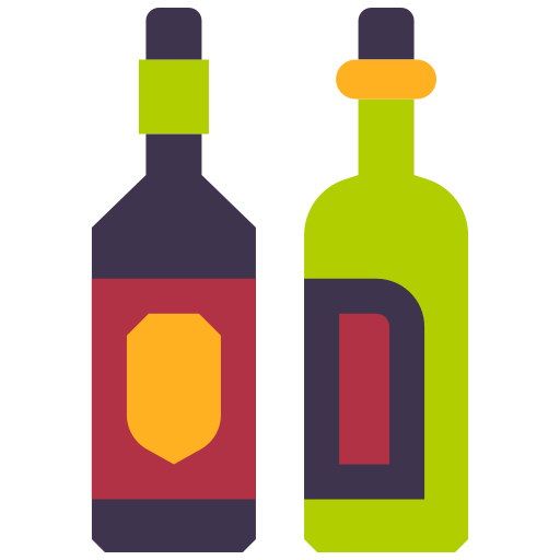 Бутылка вина Good Ware Flat иконка