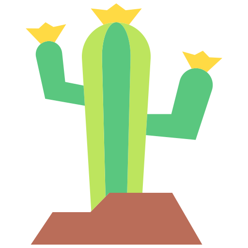 kaktus Good Ware Flat ikona