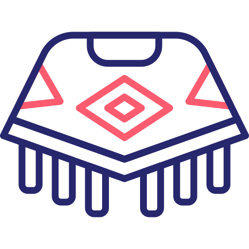 Poncho Generic Outline Color icon